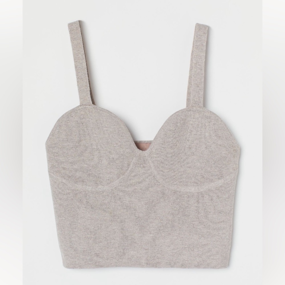 H&M fine knit crop top